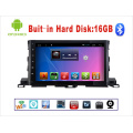 Android System DVD GPS Car Video for Highlander 10.1 Inch Touch Screen with WiFi/Bluetooth/TV